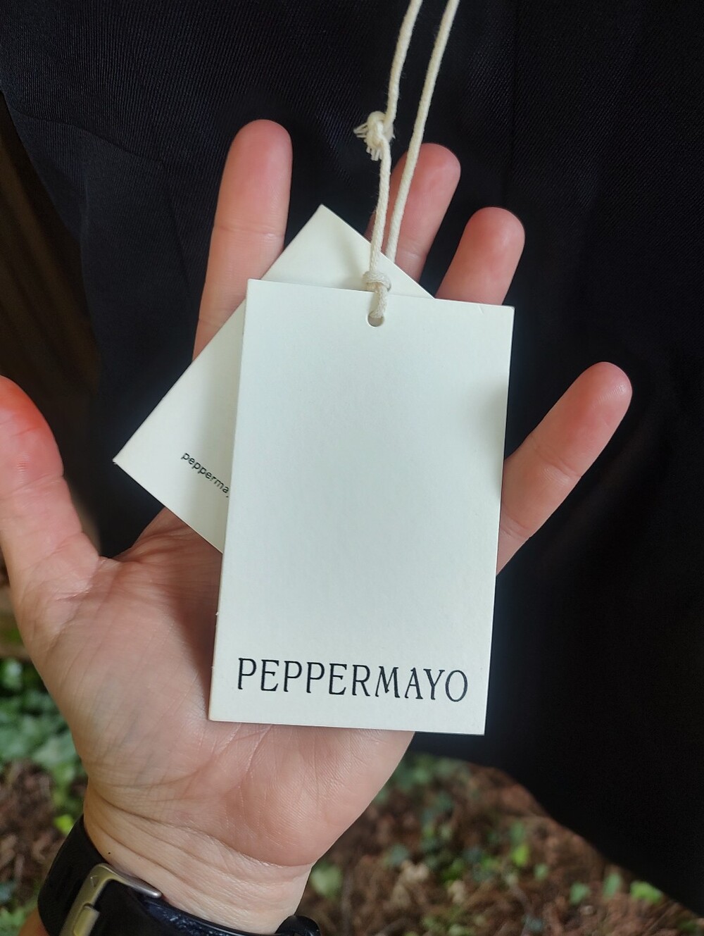 🏵️ Peppermayo Lulita Black Scoop Back Mini Dress NWT Size 6 - Picture 4 of 11